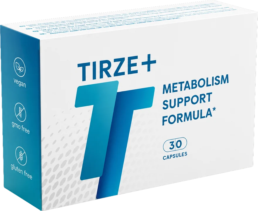 Verpakking Tirze+ Diet Capsules — 30 capsules, Metabolism Support Formula