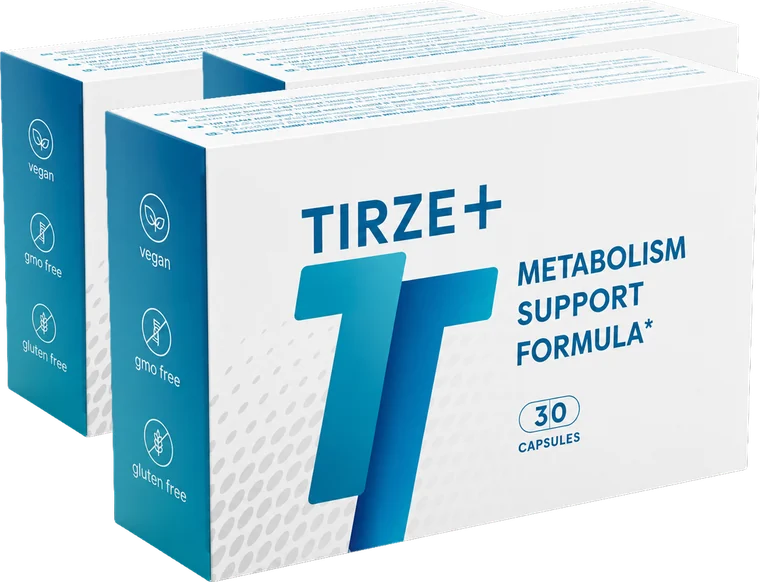 Drie verpakkingen Tirze+ Diet Capsules